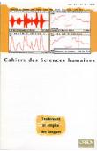  Cahiers ORSTOM sér. Sci. hum., vol. 31, n° 1,  BARRETEAU Daniel (éditeur) - Traitement et emploi des langues. Nouvelles techniques, nouvelles applications