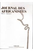  Journal des Africanistes - Tome 64 - fasc. 1 - 1994