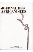  Journal des Africanistes - Tome 58 - fasc. 1