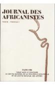  Journal des Africanistes - Tome 56 - fasc. 1