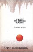  Cahiers ORSTOM sér. Sci. hum., vol. 25, n° 3, GOUDINEAU Yves (Coordinateur scientifique) - Dynamiques familiales