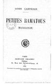  CARPEAUX Louis - Petites ramatous (Madagascar)