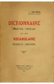  BAETEMAN Joseph - Dictionnaire Amarigna-Français suivi d'un Vocabulaire Français-Amarigna