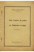Une tournée de police au Dahomey en 1923