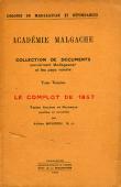  BOUDOU Adrien S.J. (Textes anciens et nouveaux publiés et annotés par) - Le complot de 1857