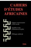 Une anthropo-logique communautaire à l'épreuve de la mondialisation. De la relation de dette à la lutte sociale (l'exemple ivoirien) / Vol et relations entre Peul et Guiziga dans les plaines du Diamaré (Nord-Cameroun), etc..