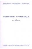  RODEGEM François-Marie ou Firmin - Dictionnaire rundi-français