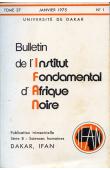  Bulletin de l'IFAN - Série B - Tome 37 - n°1 - Janvier 1975