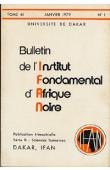  Bulletin de l'IFAN - Série B - Tome 41 - n°1 - Janvier 1979