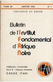  Bulletin de l'IFAN - Série B - Tome 42 - n°1 - Janvier 1980