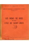  Anonyme - Les noms de rues dans l'île de Saint-Louis