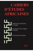  Cahiers d'études africaines - 177 / Varia