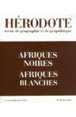  Hérodote 065-066 - Afriques noires - Afriques blanches