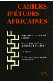  Cahiers d'études africaines - 195