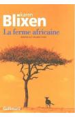  BLIXEN Karen - La ferme africaine (jaquette)