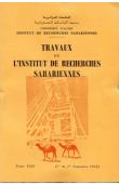  Travaux de l'Institut de Recherches Sahariennes - Tome XXII - 1er et 2eme semestres 1963