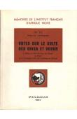  VERGER Pierre - Notes sur le culte des Orisa et Vodun à Bahia, la Baie de tous les Saints, au Brésil et à l'ancienne Côte des esclaves en Afrique