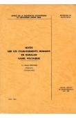 BRASSEUR Gérard - Notes sur les établissements humains en oudalan voltaique