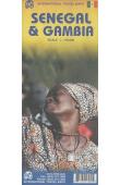 International Travel Maps - Senegal & Gambia