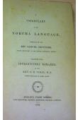  CROWTHER Samuel - Vocabulary of the Yoruba Language