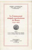  LANDEMAINE Pierre - La communauté sénégalo-mauritanienne de Rouen (1950-1985). Discours de réception à l'Académie des Sciences Belle-Lettres et Arts de Rouen