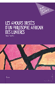  BAMONY Pierre Isso-Amien - Les amours brisées d'un philosophe africain des Lumières