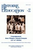  Histoire de l'éducation, n° 128, BARTHELEMY Pascale, PICARD Emmanuelle, ROGERS Rebecca (édité par) L'enseignement dans l'Empire colonial français (XIXe-XXe siècles)