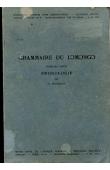  HULSTAERT Gustaaf (R.P.) - Grammaire du Lomongo. Première partie: Phonologie