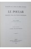  GADEN Henri - Le Poular dialecte peul du Fouta Sénégalais. Tome second: Lexique Poular-Français