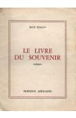  MARAN René - Le livre du souvenir. Poèmes