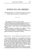  PINET-LAPRADE Etienne - Notice sur les Serères. Peuplade répandue sur la partie des côtes occidentales d'Afrique, comprise entre le Cap Vert et la Rivière de Saloum.