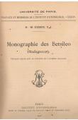  DUBOIS Henri-Marie (père) - Monographie des Betsileo (Madagascar)