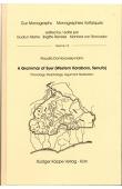  DOMBROWSKY-HAHN Klaudia - A Grammar of Syer (Western Karaboro, Senufo) Phonology, Morphology, Argument Realization