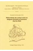  DOMBROWSKY-HAHN Klaudia - Phénomènes de contact entre les langues minyanka et bambara (sud du Mali)