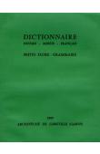 BITON Alexandre (père des missions étrangères), ADAM Jean-Jérôme c.s. sp. (avec le concours de) - Dictionnaire ndumu - mbede - français et français - ndumu - mbede. Petite flore de la région de Franceville (Gabon). Grammaire ndumu - mbede