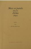  BORNAND Sandra (éditeur) - Noces en paroles chez les Zarma (Niger)