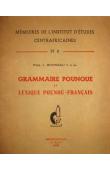  BONNEAU Joseph C. S. Sp - Grammaire Pounoue et lexique Pounou-Français