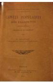  JACOTTET E. - Contes populaires des Bassoutos avec en appendice une bibliographie du folklore des Bassoutos et des Bechuanas