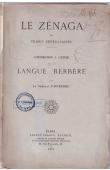  FAIDHERBE (Le Général) - Le Zénaga des tribus sénégalaises. Contribution à l'étude de la langue berbère