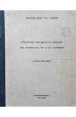  Etudes nigériennes - 07, NICOLAISEN Johannes -  Structures politiques et sociales des touaregs de l'Aïr et de l'Ahaggar