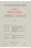  Cahiers d'études africaines - 020 