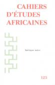  Cahiers d'études africaines - 125 - Politique de l'identité. Les Noirs au Brésil.