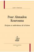  BISANSWA Justin K. - Pour Ahmadou Kourouma. (En)jeux et ambivalence de la fiction