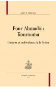  BISANSWA Justin K. - Pour Ahmadou Kourouma. (En)jeux et ambivalence de la fiction