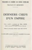  GENTIL Pierre, (éditeur) - Derniers chefs d'un Empire