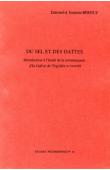  Etudes Nigériennes - 31, BERNUS Edmond, BERNUS Suzanne - Du sel et des dattes. Introduction à l'étude de la communauté d'In Gall et de Tegguida-n-tesemt