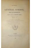  GORDON, Général Charles - Journal du général Gordon. Siège de Khartoum. Avec notes et documents inédits