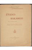  CALONNE BEAUFAICT A. de - Etudes Bakango (notes de sociologie coloniale)