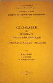  CAPOT-REY Robert, CORNET André, BLAUDIN de THE Bernard - Glossaire des principaux termes géographiques et hydrogéologiques sahariens