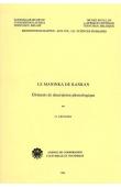  GREGOIRE Claire - Le Maninka de Kankan. Eléments de description phonologique